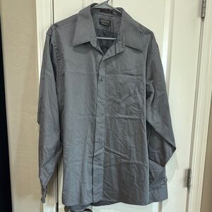 Giorgio Fiorelli Gray Dress Shirt Classic Style